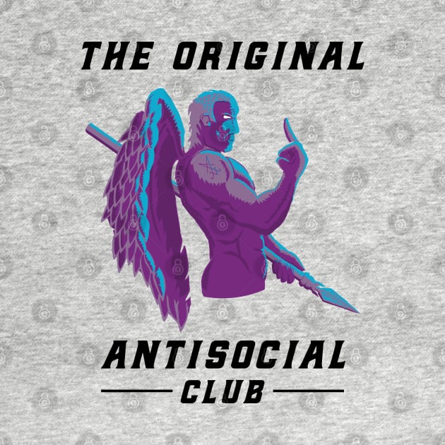 The Original Antisocial Club Lucifer Antisocial Angel by atomguy